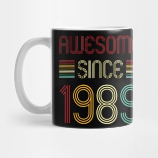 Vintage Awesome Since 1989 Mug